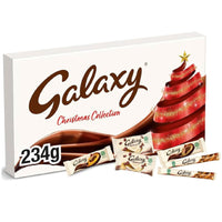 Mars - Coffret Selection Collection Noël Galaxy - 244g-Une delicieuse selection de chocolats, dont Galaxy Smooth Caramel, Smooth Milk, 2 x Ripple, Cookie Crumble et Salted Caramel