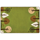 Carpets for Kids - KIDSoft Tranquil Trees Rectangle - 4' x 6' - Vert-4' x 6', Rectangle