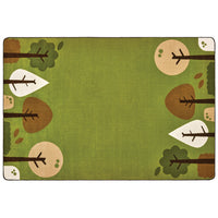 Carpets for Kids - KIDSoft Tranquil Trees Rectangle - 4' x 6' - Vert-4' x 6', Rectangle