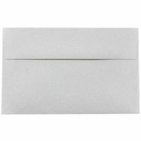 JAM Paper Enveloppes d'invitation pour passeport A10 - 6 x 9,5 po - Argent granit recyclé - 25/paquet (2831490)- Couleur: Granit