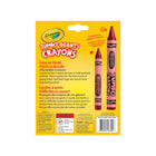 Crayola - 8 crayons de cire géants-Les crayons ont une enveloppe double pour éviter le bris