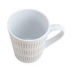 Splash - Tasses à café - blanc/beige, 360 ml, Lot de 2-Blanc/Beige