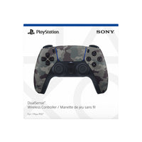 Sony - Manette sans fil DualSense pour PlayStation 5 - Camouflage gris-Ressentez les réactions physiques à vos actions dans le jeu grâce aux actionneurs doubles qui remplacent les moteurs traditionnels de vibration