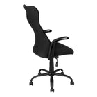 Monarch Specialties - 7248 Chaise De Bureau - Pivotant - Bureau - Travail - Métal - Noir-24"L x 24.75"W x 40.5"H; Hauteur de siege: 18.5" - 21.5"