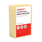 Staples® - Feuillets autocollants recyclés, 4 po x 6 po, lignés, paq./5-Qualité supérieure à bas prix  