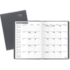 Mead - Agenda de bureau mensuel 2025 - 10 1/4 po H x 7 1/2 po l - gris ...