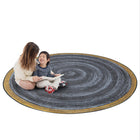 Joy Carpets - Se sentir naturel tapis - 7'7" ronde - Ardoise-La protection antimicrobienne résiste à la croissance des bactéries et contrôle les odeurs avant qu'elles ne commencent