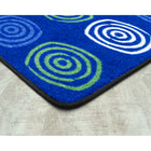 Joy Carpets - Simplement tourbillons tapis - 7'8" x 10'9" - Seaglass-SoftFlex Backing élimine les rides et les tapis sont plats