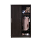 Sauder - 430331 La Collection HomePlus Armoire - Finition Dakota Oak-Deux penderies incluses pour les manteaux, les chemises et plus encore.