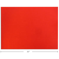 Selectum - Feuilles de Feutre - 9 po l x 12 po L - Rouge - Paquet de 10-Pour les créations artisanales