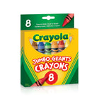 Crayola - 8 crayons de cire géants-Met en vedette 8 couleurs classiques Crayola