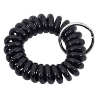 Bracelet à spirale Merangue avec porte-clés – Lot de 3-Bracelets à spirale pour attacher des clés, des pièces d’identification et d’autres accessoires autour de votre poignet