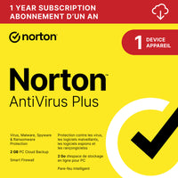 Norton - Antivirus Plus logiciel antivirus - 1 appareil - abonnement d'un an [téléchargement]-Protection contre les menaces en temps réel: Sécurité avancée avec plusieurs niveaux de protection pour 1 PC ou Mac afin de lutter automatiquement contre les menaces actuelles et nouvelles, y compris différents types de logiciels malveillants, comme les logiciels de rançon, les logiciels espions, les virus, l’hameçonnage, etc.