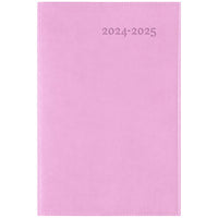 W. Maxwell - Agenda 2024-25 Gama - 5.25" x 8" - Rose - Bilingue-Août 2024 à juillet 2025