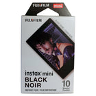 Fujifilm - Instax Mini Noir film Instantane - 10 Feuilles-Développe instantanément- Appuyez sur l'obturateur, capturez le moment et regardez la photo se développer devant vos yeux !