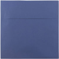 JAM Paper - Enveloppes d'invitation carrées - 8,5 x 8,5 - bleu présidentiel - Paquet de 25-Les enveloppes sont faites de papier de 28 lb avec une finition texturée