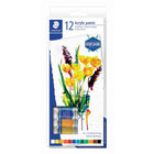 Staedtler - Peinture Acrylique - 12 ml - Assorti - Paquet De 12-12 tubes de 12 ml (0.4 oz liq)