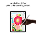 Apple - iPad Air 11 po, Écran Liquid Retina, Wi-Fi, puce M2, 128 Go, Bleu-La connectivité sans fil rapide du Wi-Fi 6E accélère le transfert de photos, documents et vidéos volumineuses. Quand le Wi-Fi est hors de portée, la 5G ultrarapide vous permet de garder le contact à plus d’endroits. Et grâce au connecteur USB-C, vous pouvez brancher moniteurs et autres périphériques