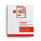 Staples - Protège-feuilles épais antireflets, incolores, paquet de 100-Ajoutez une touche professionnelle à vos documents de présentation