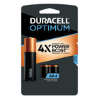 Duracell - Optimum Piles Alcaline AA - paquet de 4 -Conçues avec 4 fois plus d’ingrédients power boostmc : les piles AA Duracell Optimum contiennent 4 fois plus d’ingrédients POWER BOOSTMC brevetés de Duracell que les piles AA Coppertop