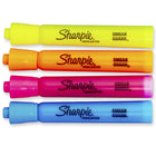 Sharpie – Surligneurs Accent de genre réservoir, pointe biseautée, couleurs variées, paquet de 4-Surlignage lisse et facile