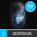 Logitech - Souris de jeu sans fil 910-005670 G903 Lightspeed, noir-La HERO 16K est très efficace et offre une autonomie de pile incroyable qui vous permet de jouer pendant 140 heures au maximum avec un éclairage LIGHTSYNC RGB en plein effet; fonctionnement jusqu'à 180 heures sans éclairage