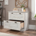 Sauder 431069 La Collection Barrister Lane Classeur latéral - Finition White Plank-32,362 po x 19,528 po x 29,764 po