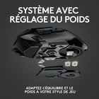 Logitech – Souris de jeu sans fil G502 HERO (910-005565)-Emplacement pour les poids magnétique