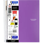 Five Star® - Cahier à 5 sujets de qualité supérieure, 11 po x 8-1/2 po, variés, 400 pages-11 po x 8 1/2 po