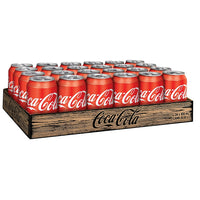 Coca Cola - Cannettes de Coke - 355 ml - Paquet de 24-Le Coca-Cola classique possède un goût délicieusement rafraîchissant.