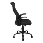 Monarch Specialties - 7248 Chaise De Bureau - Pivotant - Bureau - Travail - Métal - Noir-Siege: 19"Lx19.5"W; Dos: 24"Wx26"H