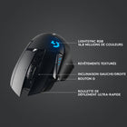 Logitech – Souris de jeu sans fil G502 HERO (910-005565)-Poignées latérales en caoutchouc