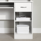 South Shore - Bureau Axess, blanc-Dimensions (po) : 42 long. x 20 lar. x 36,75 haut. ; 80 lb