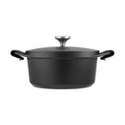 Maxwell & Williams - Casserole antiadhésive Agile - Noir - 24cm-Fabriqué en fonte d’aluminium et en acier inoxydable