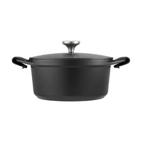 Maxwell & Williams - Casserole antiadhésive Agile - Noir - 24cm-Fabriqué en fonte d’aluminium et en acier inoxydable