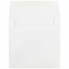 JAM Paper - Enveloppes d'invitation carrées - 8 po x 8 po - Blanc - 25/paquet (3992315)-Taille: 7x7 pouces