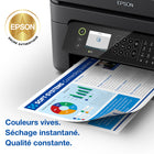 Epson - Cartouches d'encre T232 - Capacité standard - Cyan/Magenta/Jaune-Textes nets et couleurs brillantes pour des impressions de grande qualité, encre à séchage rapide