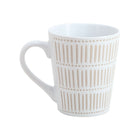 Splash - Tasses à café - blanc/beige, 360 ml, Lot de 2-céramique