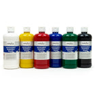 Handy Art - Tempera Paint Lavables, Lot de 6, 473 mL-Offre des couleurs vives et riches et mélangeables pour l'artiste débutant