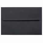 JAM Paper - Enveloppes d'invitation A8 doublées d'aluminium - 5,5 x 8,125 - lin noir avec feuille d'argent - Paquet de 25-Parfait pour le courrier personnel, les envois professionnels, les cartes de voeux, les annonces et bien plus encore !