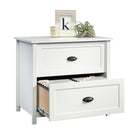 Sauder 427565 La Collection County Line Classeur latéral - Finition Soft White-Fini sur tous les côtés pour d'emplacement polyvalentes.