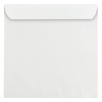 JAM Paper - Enveloppes d'invitation carrées - 10,5 po x 10,5 po - Blanc - 25/paquet (3992320)-Couleur blanche