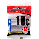 Emballage à monnaie de Plastichange, 10¢, paquet de 10-Code de produit Supreme : SL31445