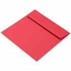 JAM Paper - Enveloppes d'invitation carrées colorées - 6 x 6 - rouge recyclé - paquet de 25-Couleur : enveloppe rouge