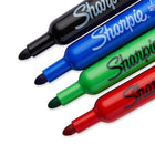 Sharpie - Marqueurs Flip Chart - pointe ogive - couleurs variées - Paquet de 4-L'embout sans grincement trace des marques fortes et détaillées