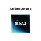 Apple - Mac mini - M4 - 16 Go de mémoire unifiée - 256 Go SSD - Argent-Turbopropulsé par la M4: La puissante puce M4 livre des performances spectaculaires, pour une fluidité et une réactivité hors du commun