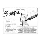 Sharpie - Marqueurs Flip Chart - pointe ogive - couleurs variées - Paquet de 4-Conçu pour ne jamais traverser le papier du tableau à feuilles