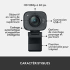 Logitech StreamCam Plus, gris graphite-Modes vidéo: 1080p