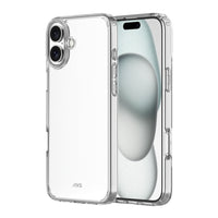 AXS - ULTRA CLEAR étui testé contre les chutes pour Apple iPhone 16 Plus - Transparent-Protection anti-UV pour afficher clairement le design original de votre cellulaire