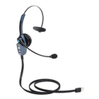 BlueParrott - B250-XTS SE Casque Bluetooth supra-auriculaire - Noir/Bleu-Itinérance jusqu'à 66 pieds (20 m) à partir d'appareils Bluetooth couplés